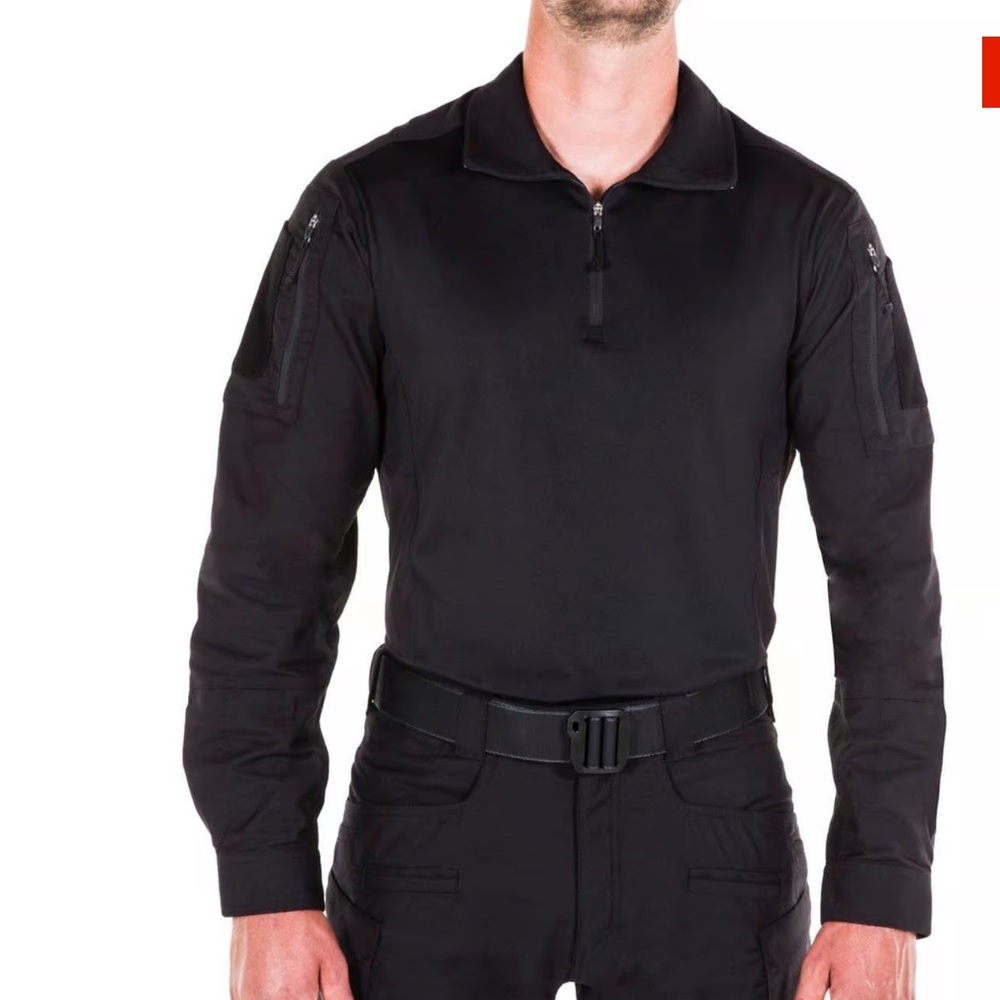 F1rst Tactical First OD Black Defender Shirt 111004 Long Sleeve